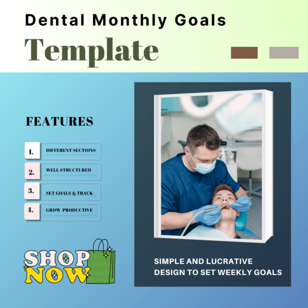 strategic Dental Monthly Goals Template