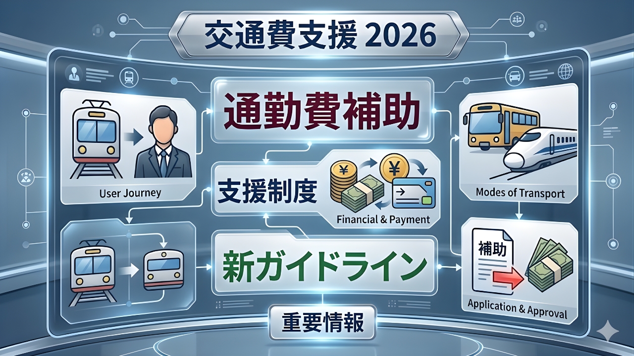 2026年の交通費が安くなる｜通勤補助の拡大ポイントと対象者ガイド